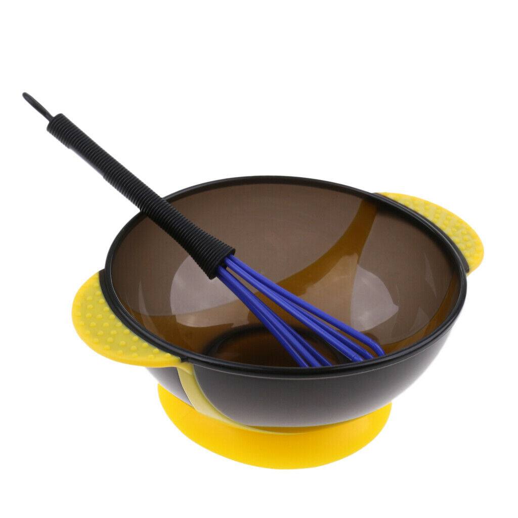 Salon Hair Coloring Anti Slid Bowl Mixer Stirrer Set Hairdressing Tint Tools