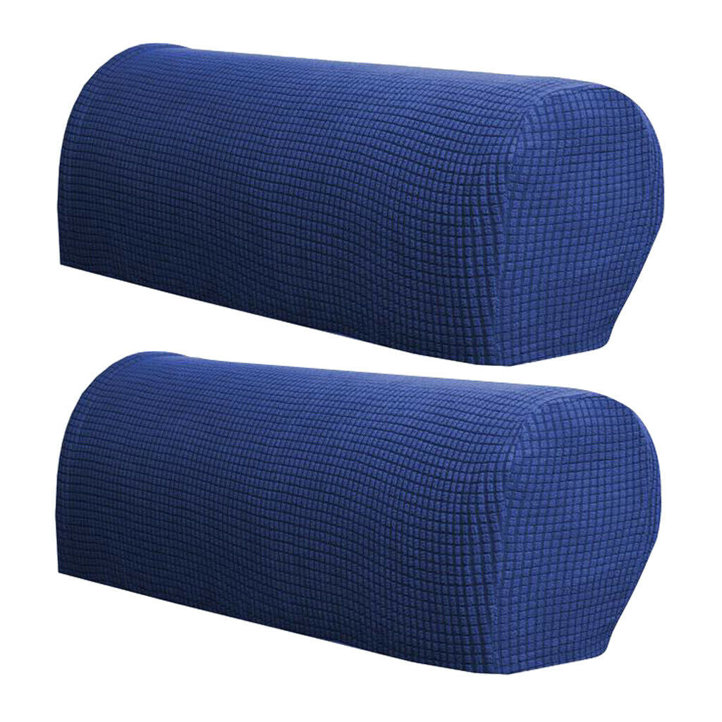 4pcs Sofa Armrest Protector Non-Slip Stretchy Couch Chair Armrest Slipcovers