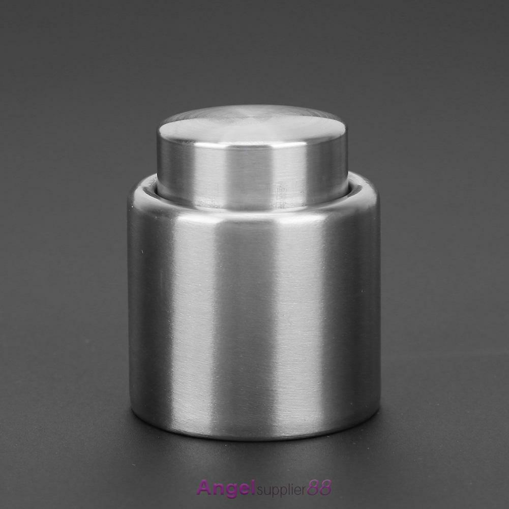 Stainless Steel Vacuum Sealed Red Wine Storage Bottle Stopper Plug champagne