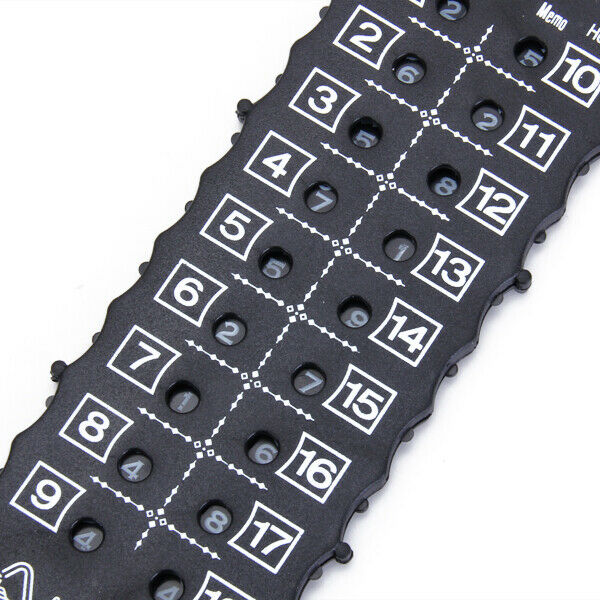 Plastic 18 Holes Golf Stroke Counter Score Keeper Shot Scoring Keychain Golfer