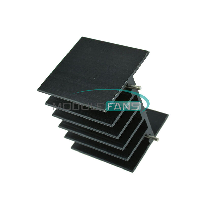 Black Heat 10pcs 25x30.3x25mm IC Sink For L298N LM7805 25x30x25 Heatsink