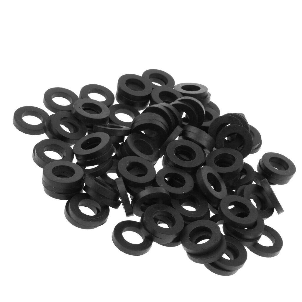 100 pcs. Flat O-ring, seals made of silicone for shower nozzles, 3/4 inch