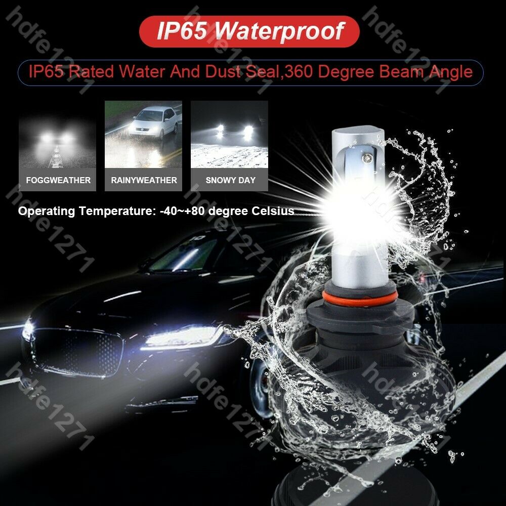 6X 6000K LED Headlight Fog Light HB3 H7 H11 Bulb For Subaru Legacy Outback 10-12