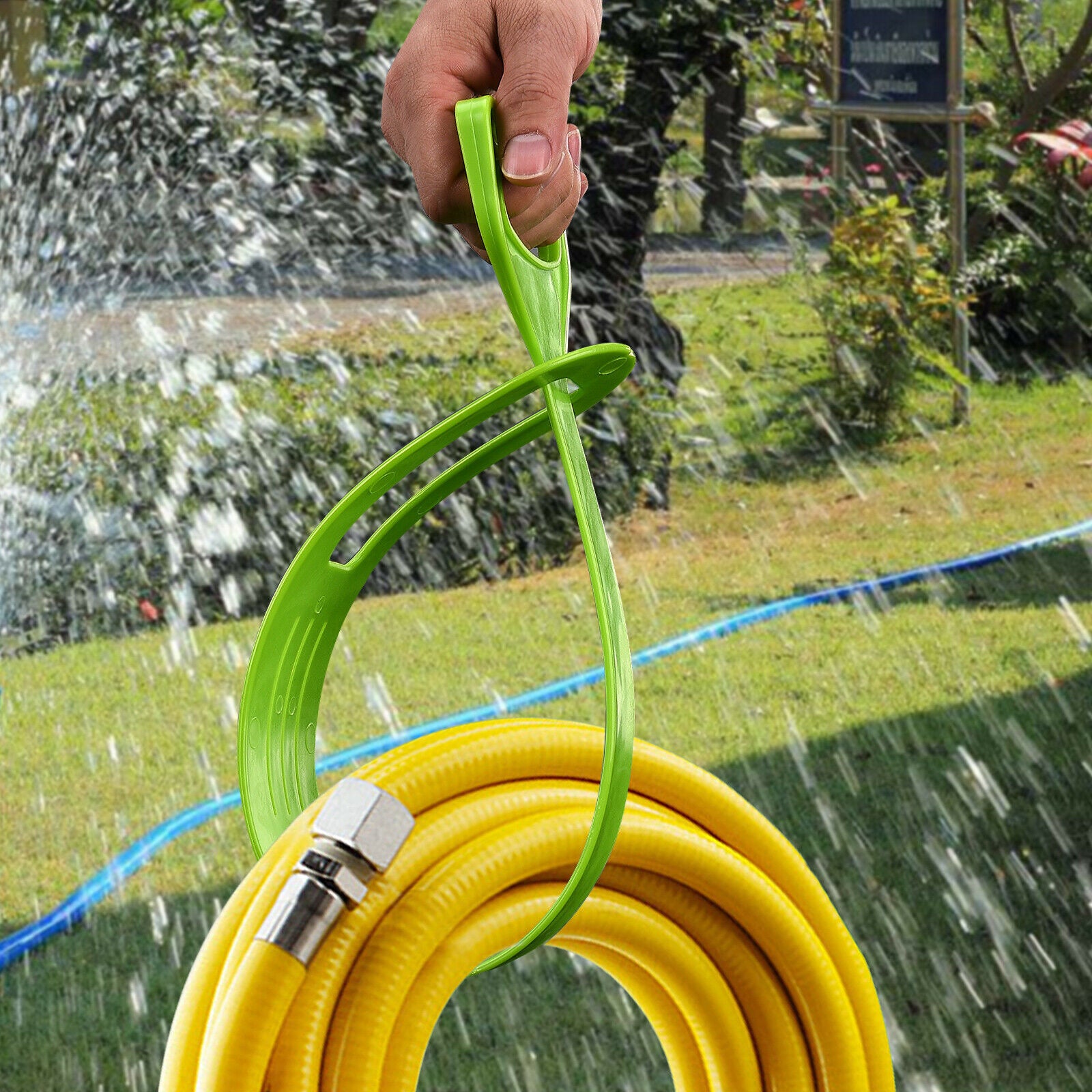 3PCS Garden Pipe Holder Hosepipe&Watering Hook Hose Hanger Storage Rack