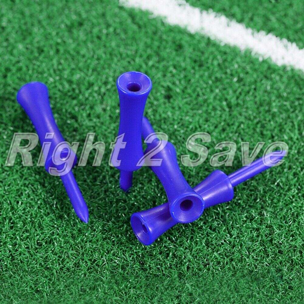 68mm 100Pcs Plastic Step Down Golf Tees Graduated Castle Tee Height Control