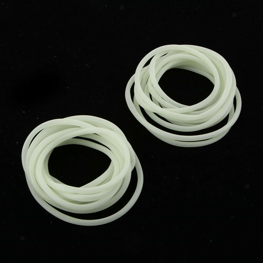 2pcs Fishing Light Tube Tubing Glow In Dark Saltwater Fishing Rig Lures