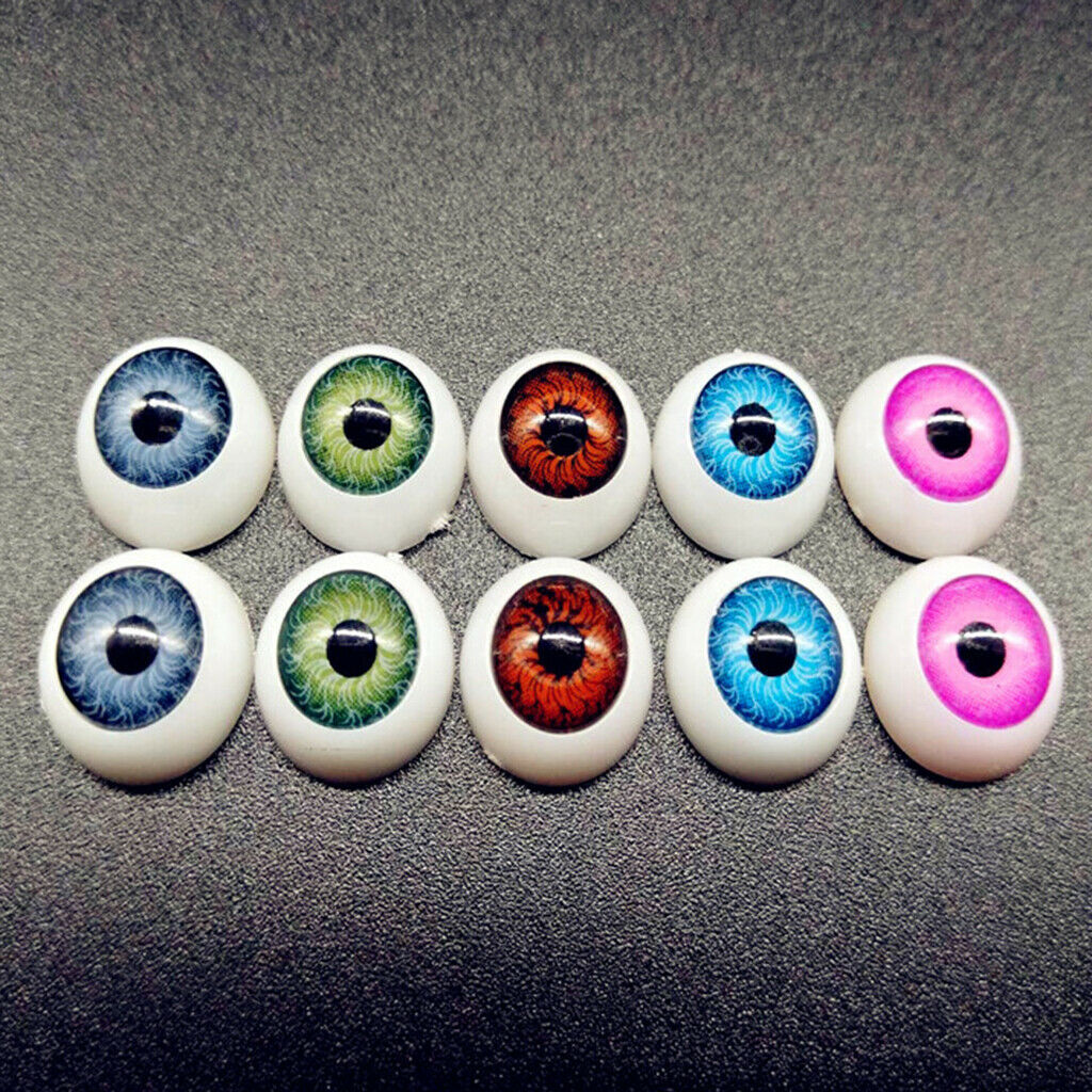 Plastic 12mm Safety Eyes for Stuffed Toys Crochet Projects Making Parts