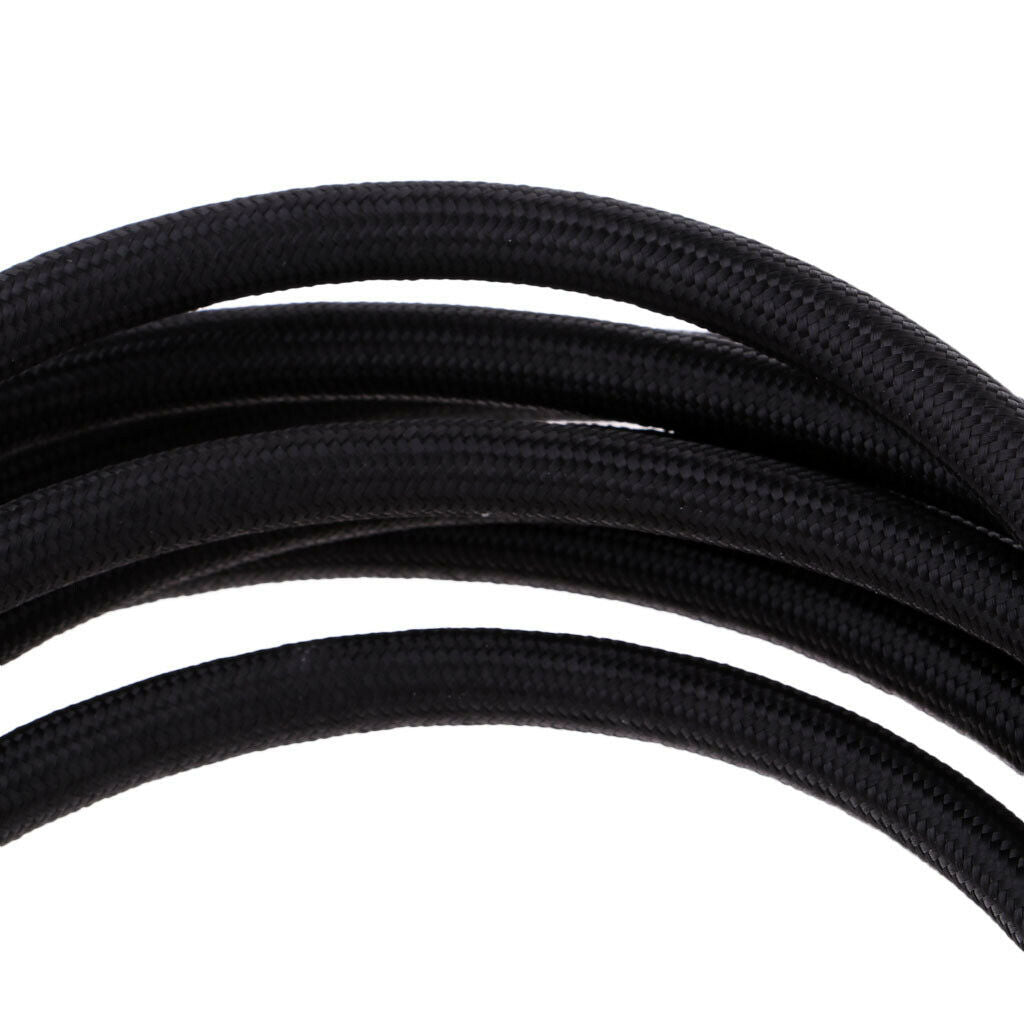 Black Nylon Braided Airbrush Air Hose Adapter Fitting Coupling 1/8" & 1/4"
