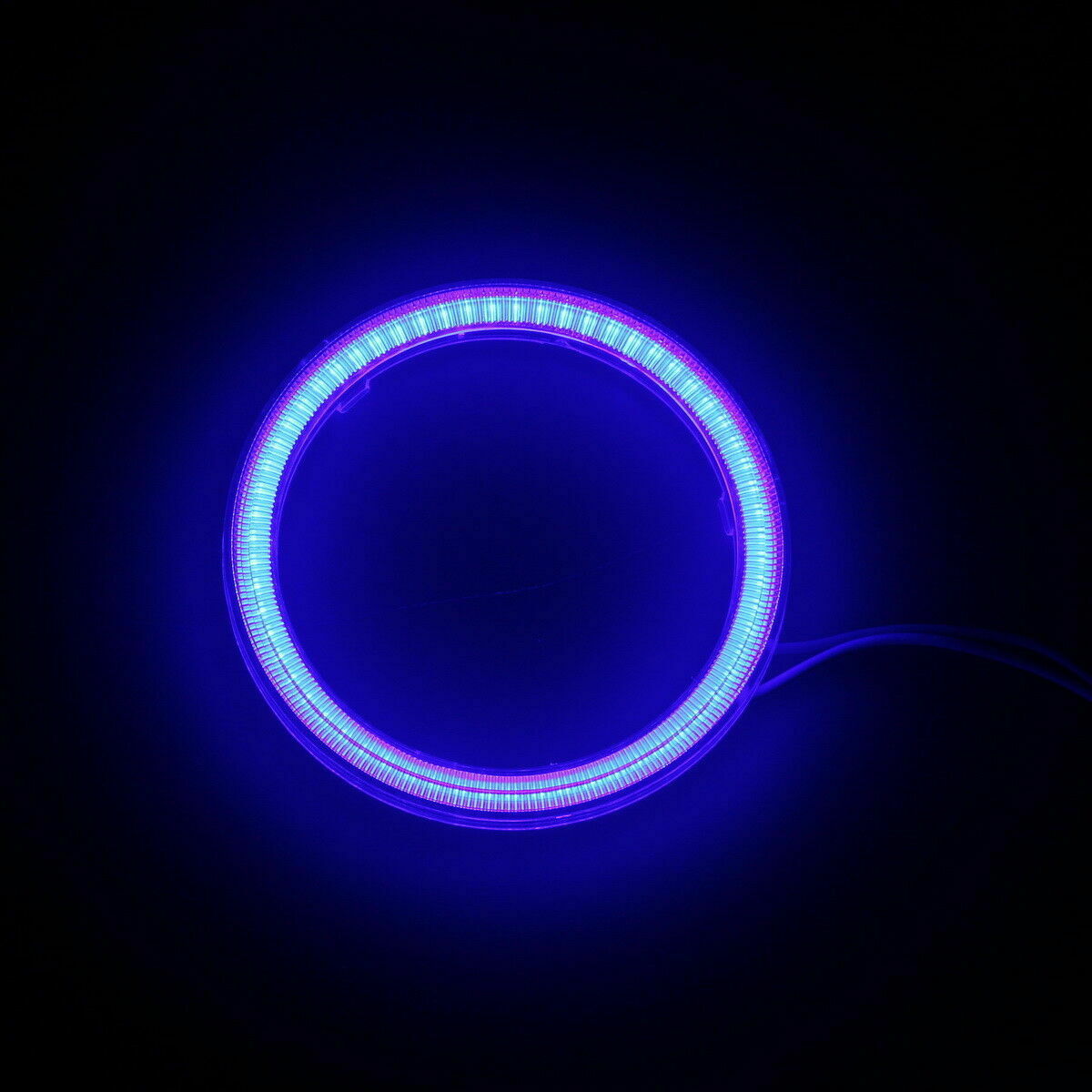 2Pcs 80MM 12V CAR LED Headlight COB Angel Eyes Halo Ring Light DRL Waterproof
