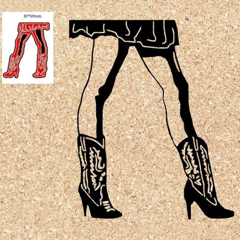 Sexy Legs Metal Cutting Dies Stencil DIY Scrapbooking Album Paper Card Template