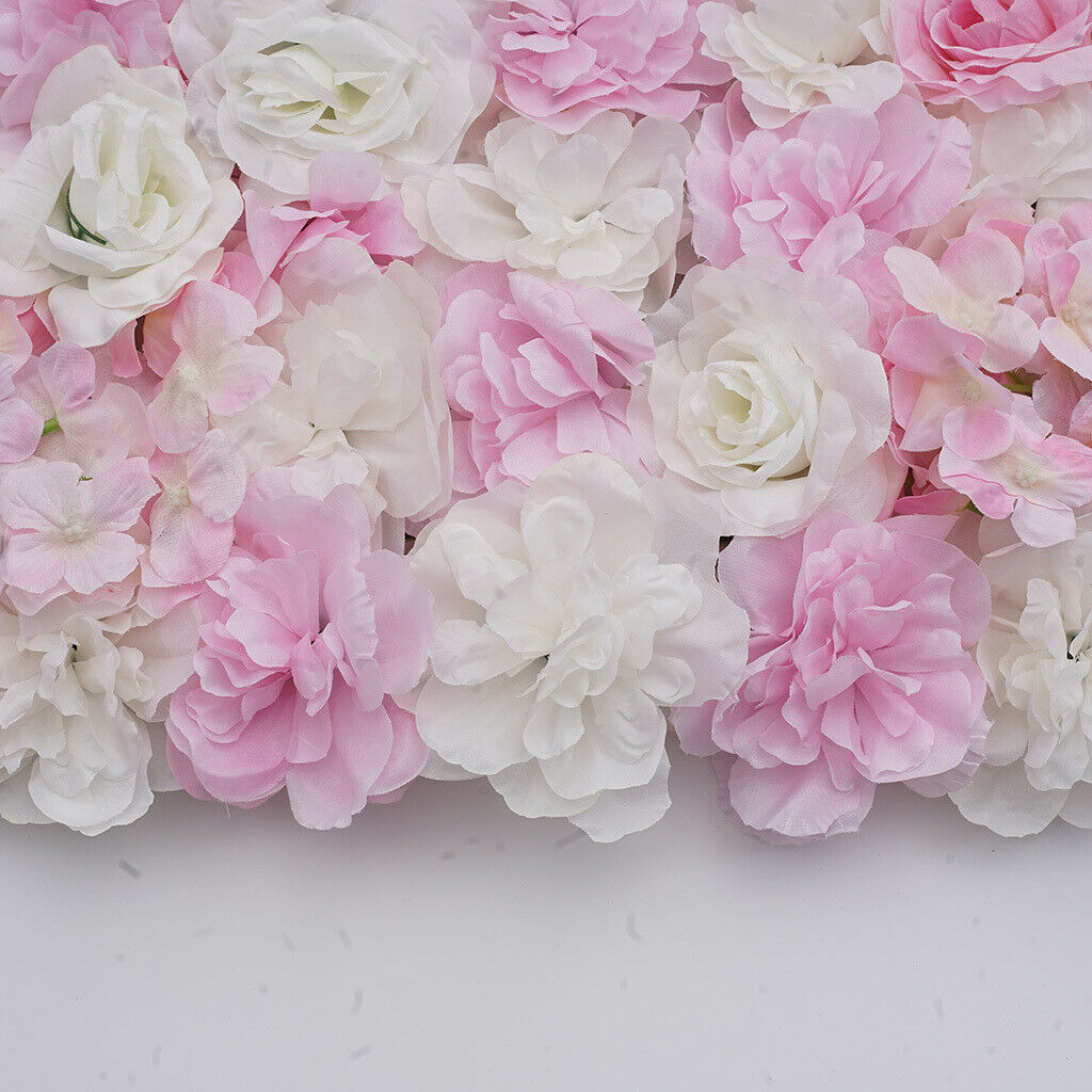 Artificial Flower Wall Panel Wedding Home Garden Venue Wall Hanging Backdrop