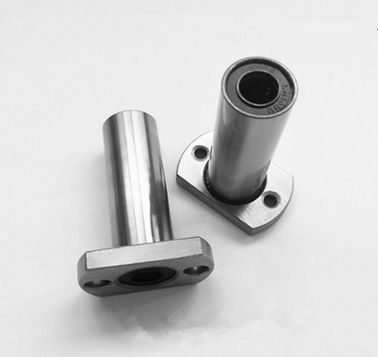 2Pcs LMH8LUU Long Oval Flange Linear Motion Bearing For CNC Router Parts [M_M_S]
