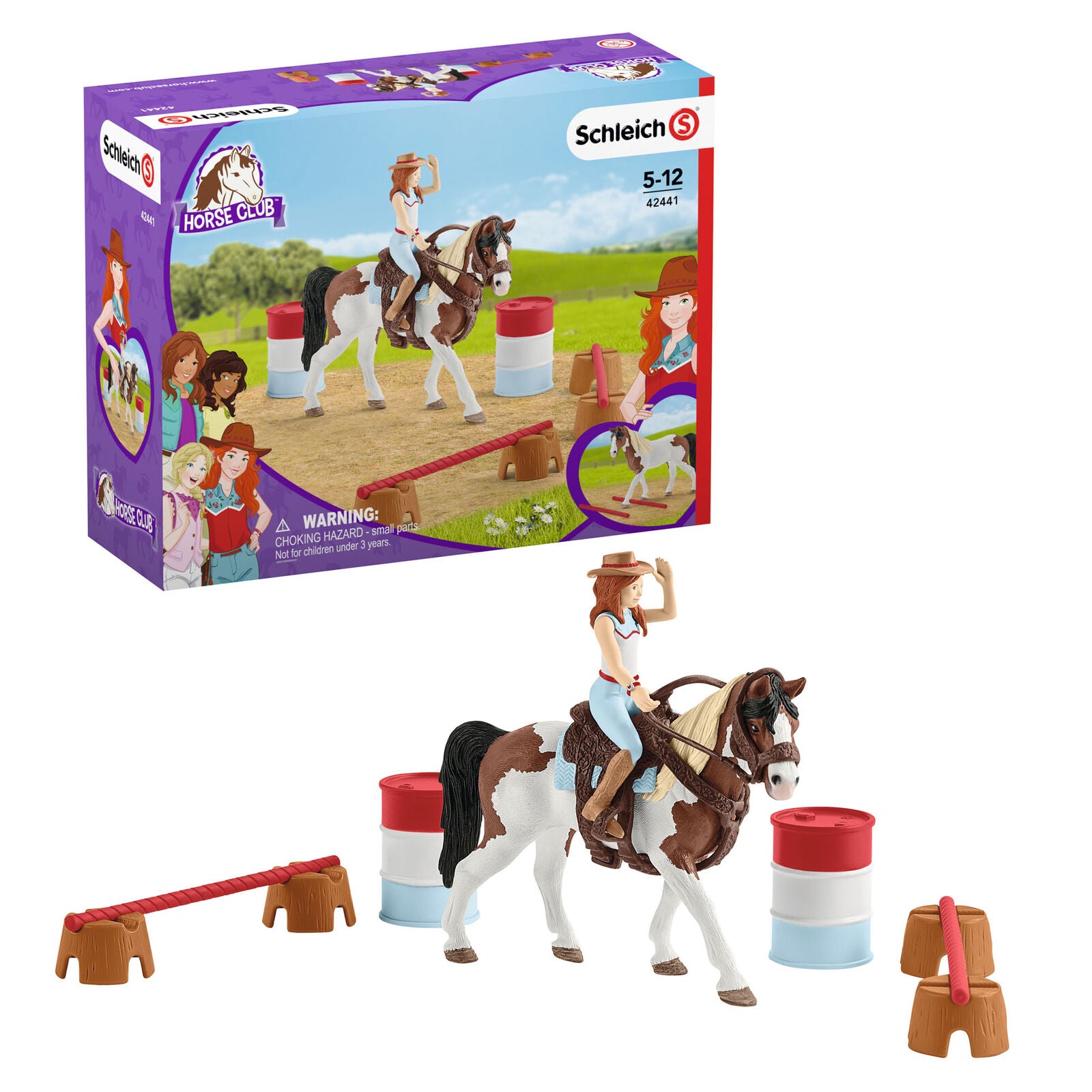 42441 Schleich Horse Club Hannah's Western Riding Set Horse Club Plastic Figurin