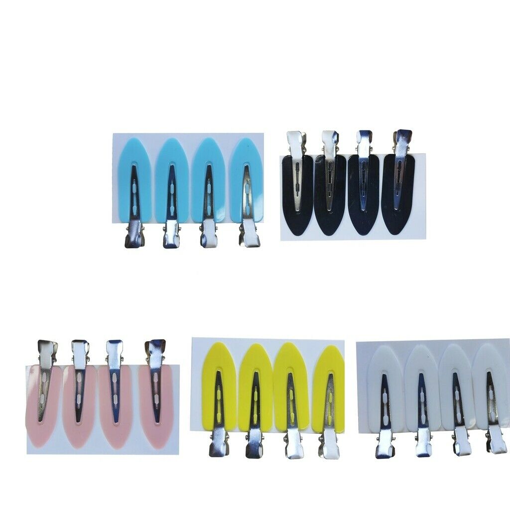 20pc Plastic Seamless No Bend Clips Hairdressing Bangs Waves Clip Barrettes