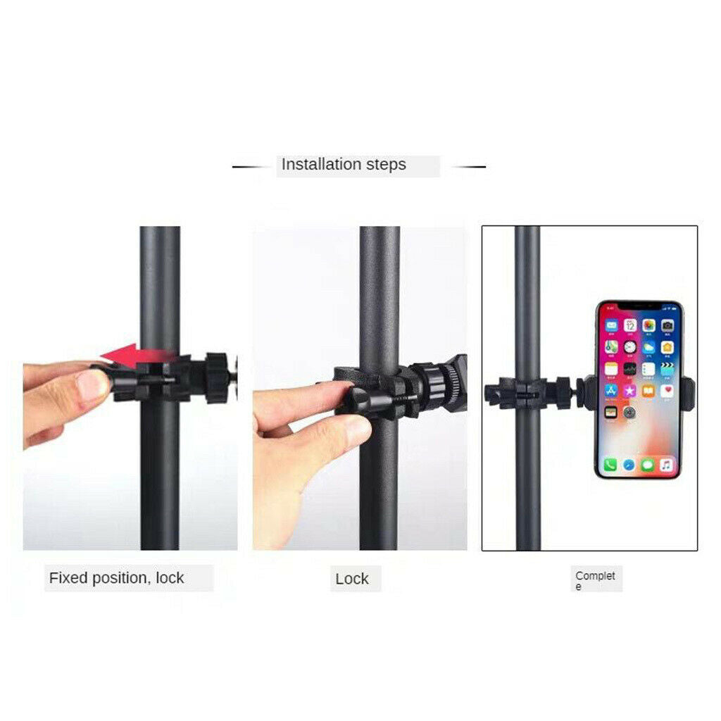 Multi-Function Ball Adapter Clamp for Cameras Phone Holders