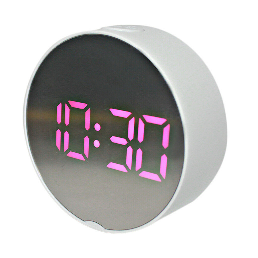 2x Digital LED Alarm Clock Multi-function Clock for Bedroom Office Elders