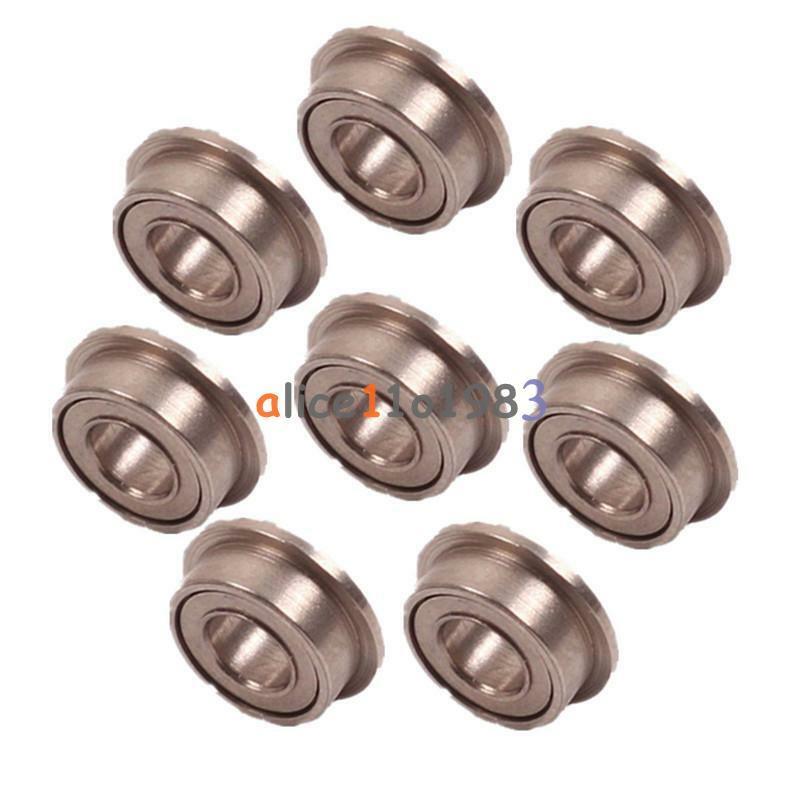 20PCS MF63zz Mini Metal Double Shielded Flanged Ball Bearings (3mmX6mmX2.5mm)