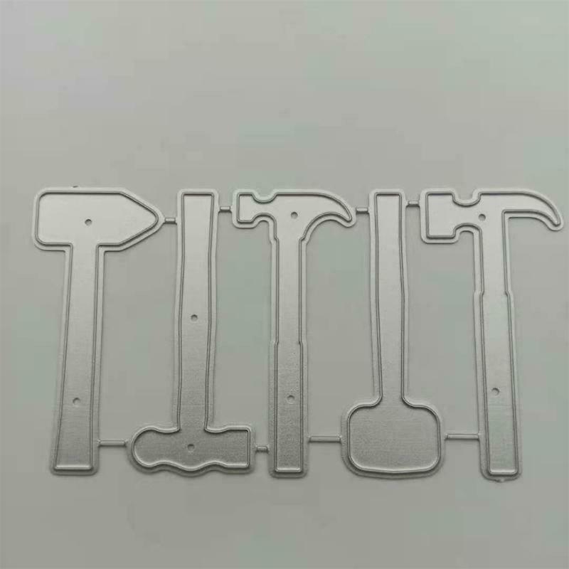 Die Cutting Stencil 5 Pieces Hammers Set Scrapbooking Paper Art Cutting Template