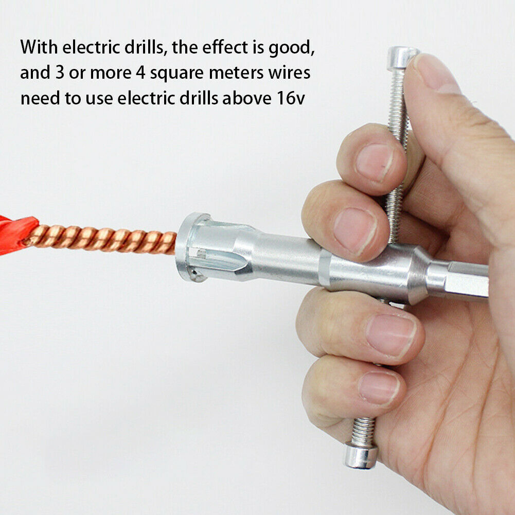 Automatic Wire Stripper Twisted Wire Quick Stripper Line Cable Connector @