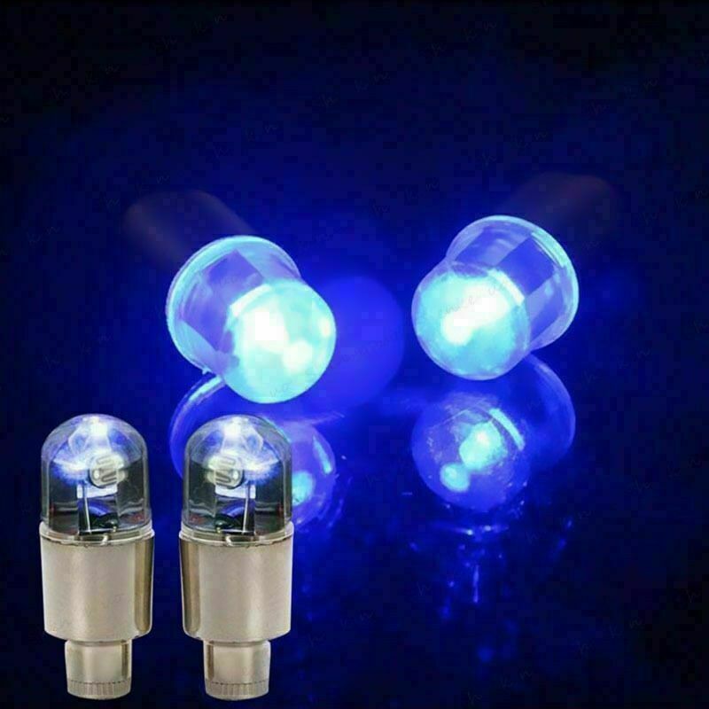 4x SUV Auto Car Wheel Tire Tyre Air Valve Stem LED Light Caps Cover Accessories