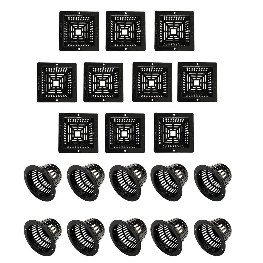 20 PCS Plastic Aquatic Pots Baskets for Water Plants and Pond