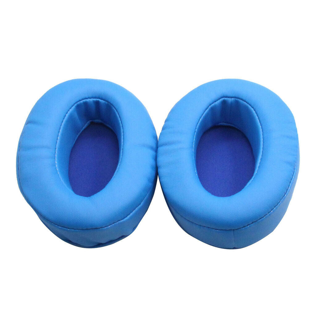 Headphones Soft Ear Pads Cushions Covers Replacement for Brainwavz HM5 Blue