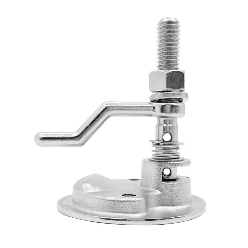 Marine Boat Hatch Handle Lift Flush Cam Latch with Back Plate, 316 Stainless