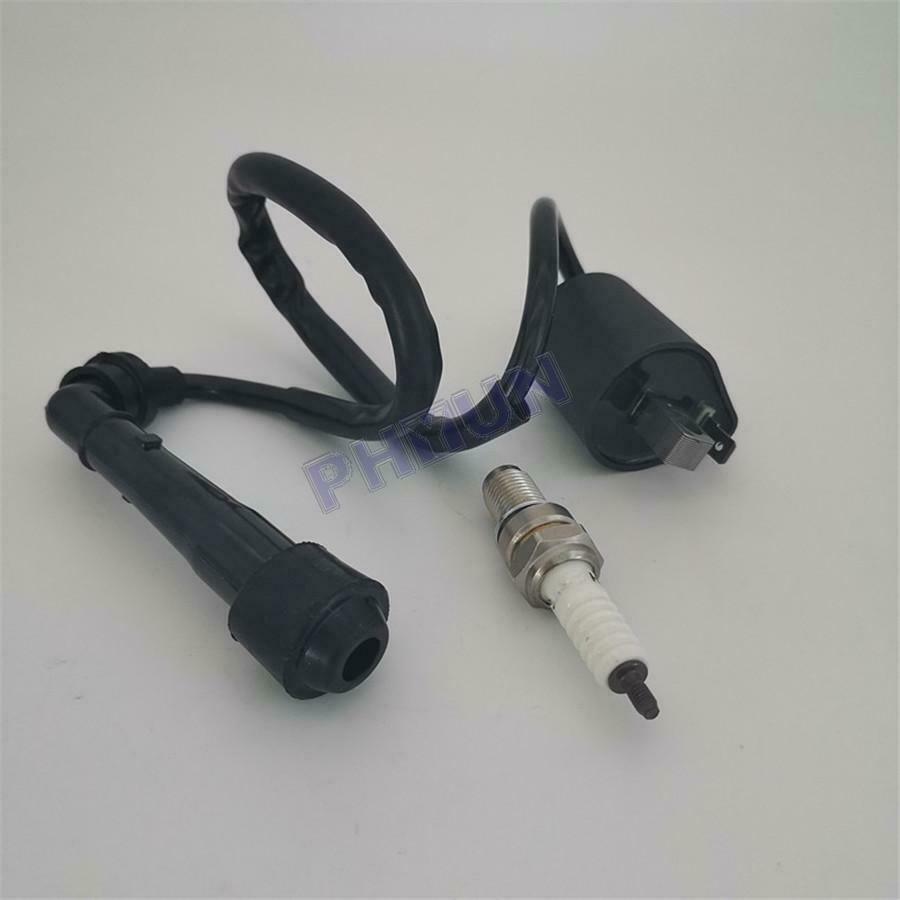 Ignition Coil w/ Spark Plug For Yamaha Raptor 660R YFM660R Grizzly 660 YFM660FG