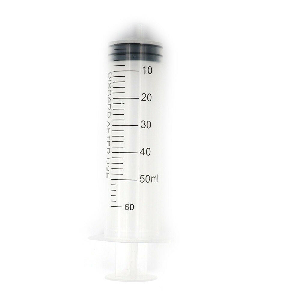 50ML Plastic Syringe Measuring Nutrient Sterile Reusable Lab KitchenBDoo.l8