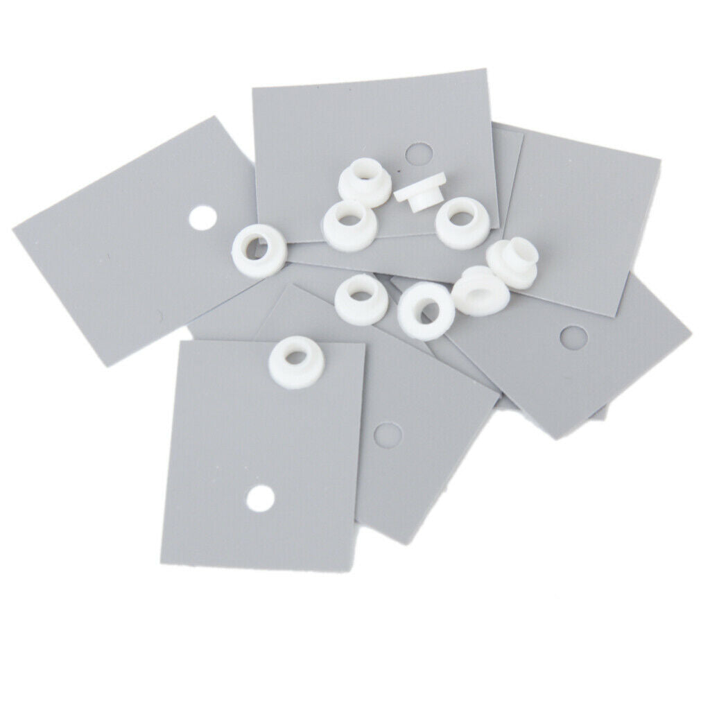 50pcs TO-220 Thermal Conductive Pad HeatSink Spacer for TDA/LM317 GPU CPU Chip