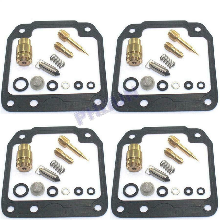 4 Sets For 1981-1983 YAMAHA XJ550 XJ550R SECA Carburetor Carb Repair Rebuild Kit