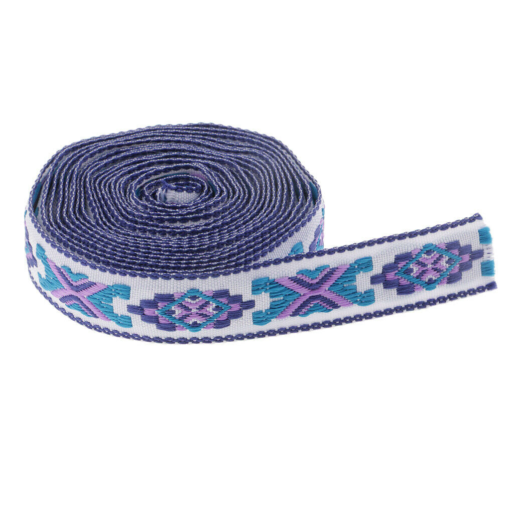 3 Yards Ethnic Style Embroidery Tassels Trim Lace Ribbon Lace Trims Applique