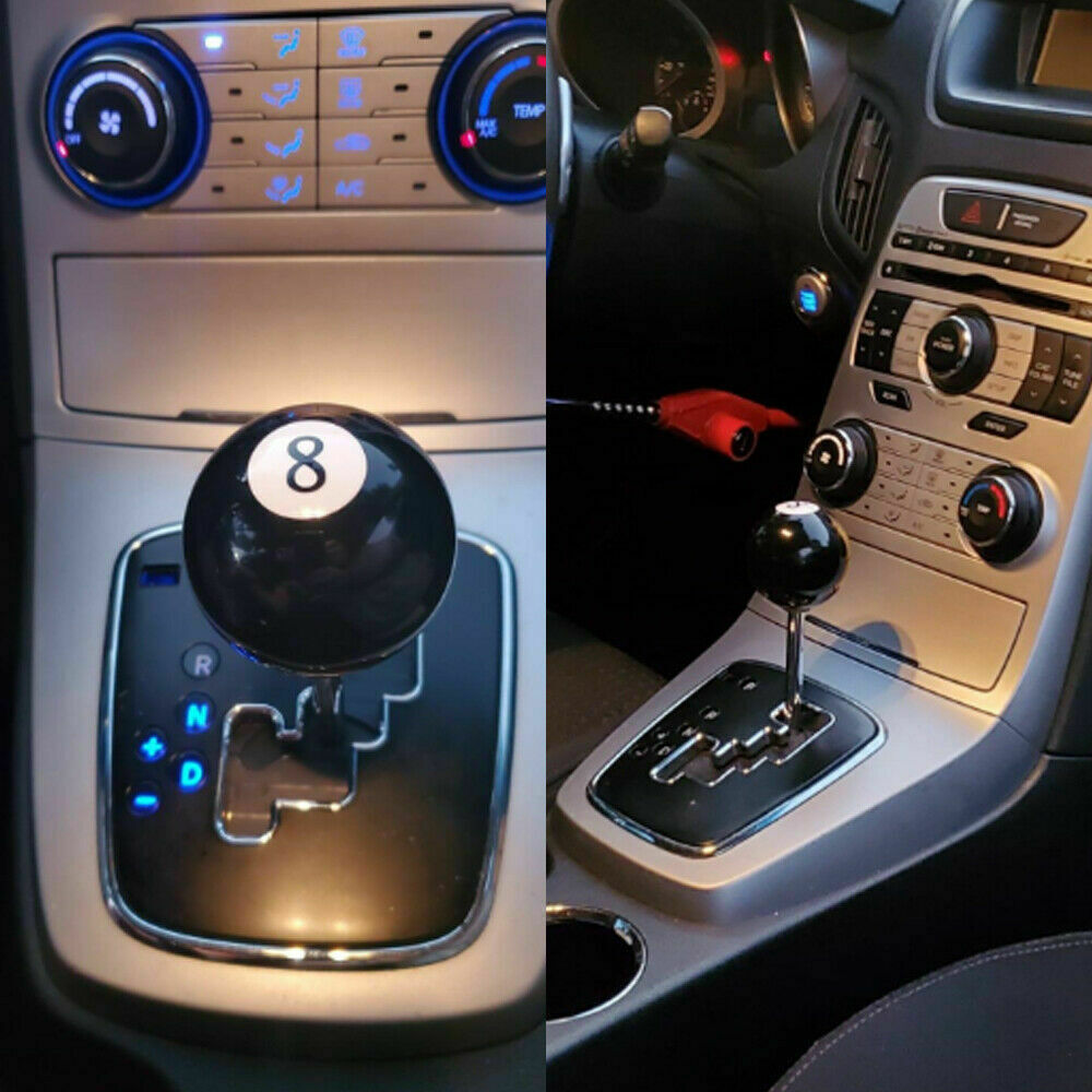 Universal Fit Black No.8 Billiard Ball Round Custom Car Gear Shifter Shift Knob