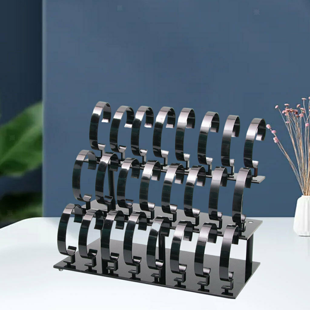 24 Acrylic Rack Watch Display Stand Showcase Jewelry Stand for Store Usage