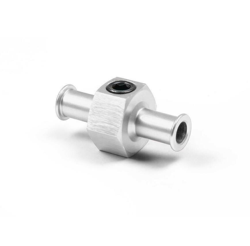Fuel Nitrous Pressure Gauge T Universal Adapter 3/8" Hose 1/8" Npt Port - SR