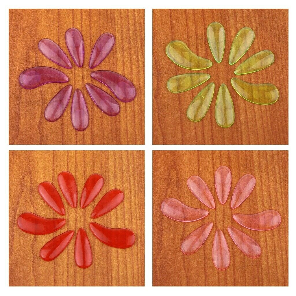 8 pcs Groove Guzheng Finger Picks Fingernails for Kids Children Small Green