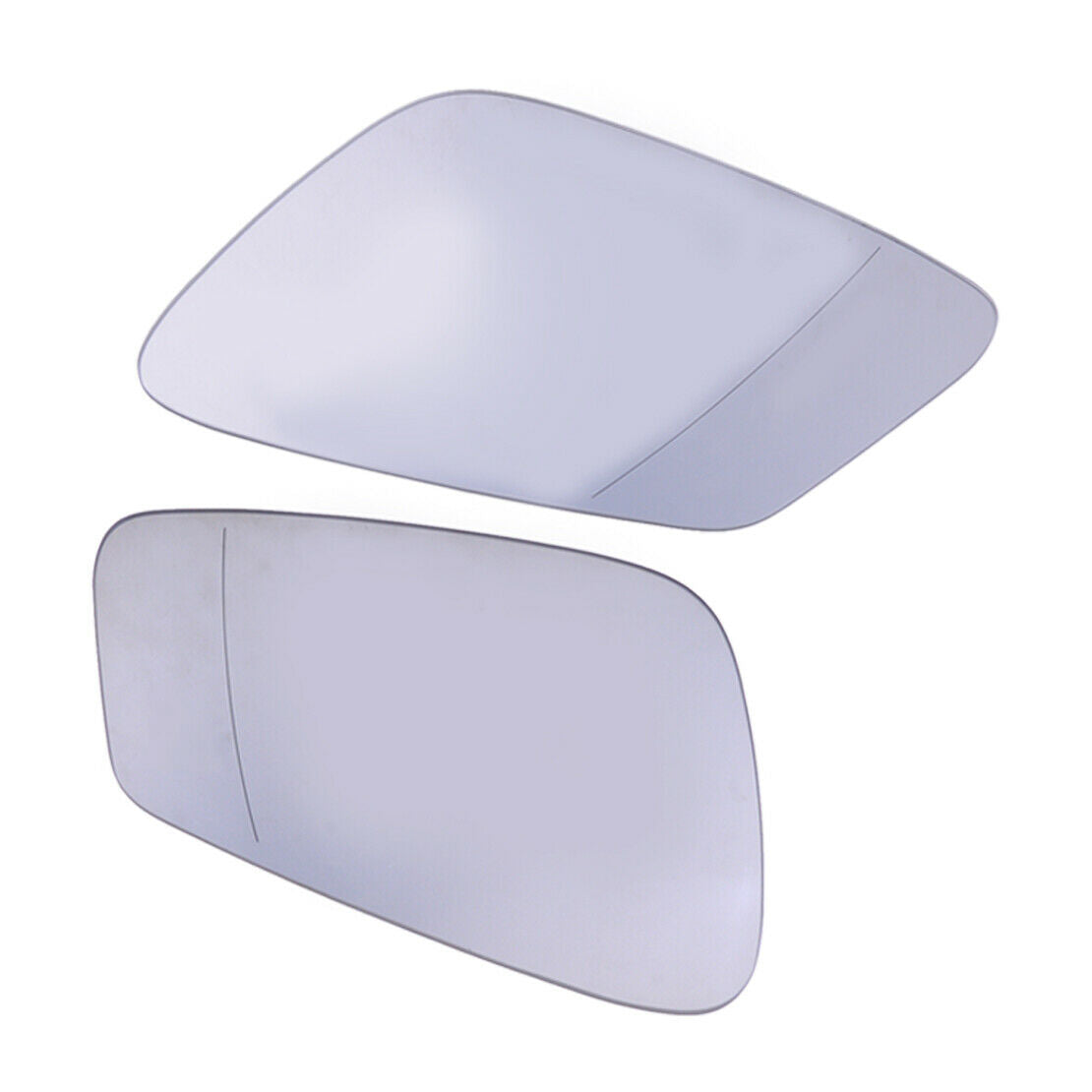 2x Side Heat Rear View Mirror Glass Fit For BMW 5 6 7 Series F01 F07 F04 F06