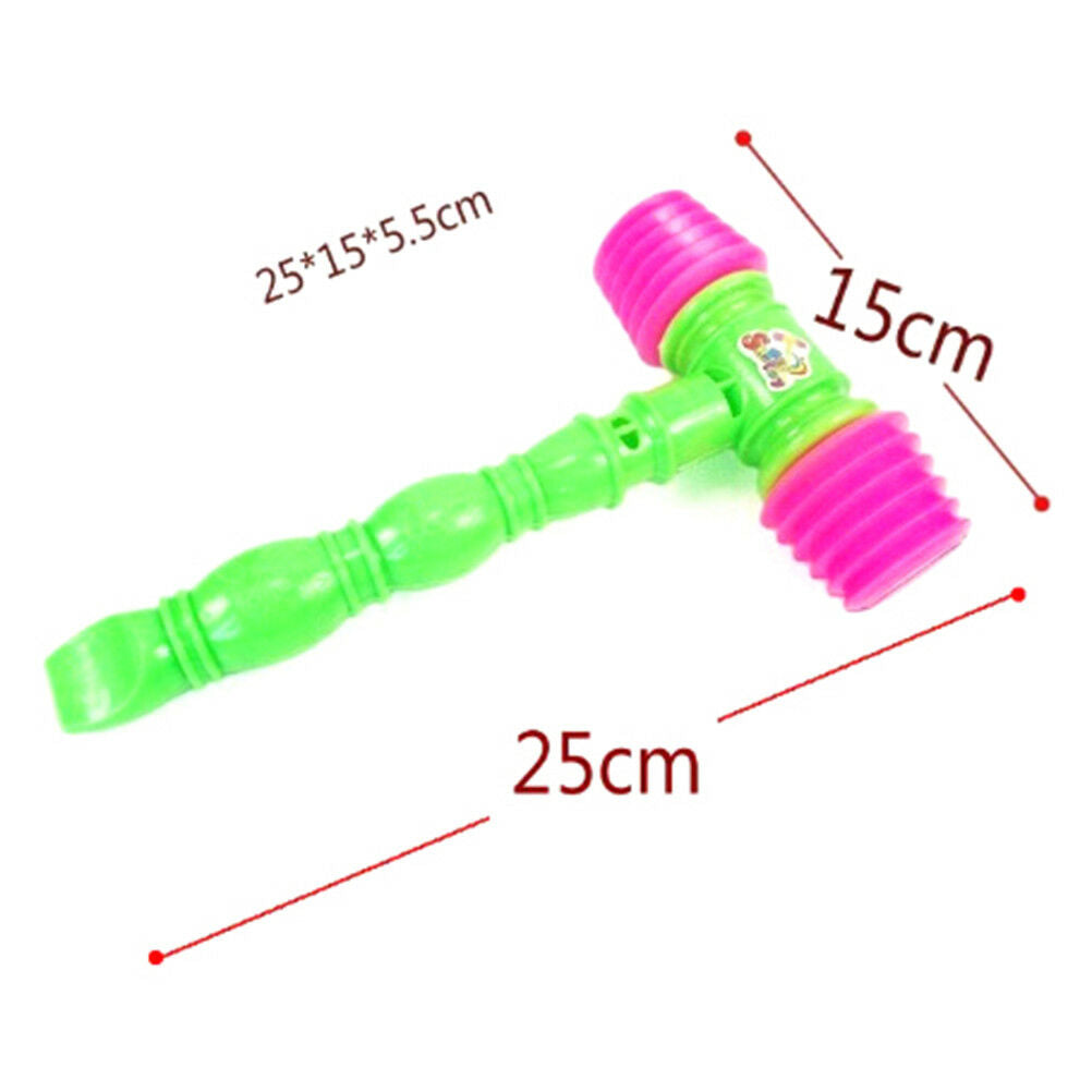 25cm Plastic Whistle Training Toddler Baby Kids Handle Hammer Noisy Whist.l8