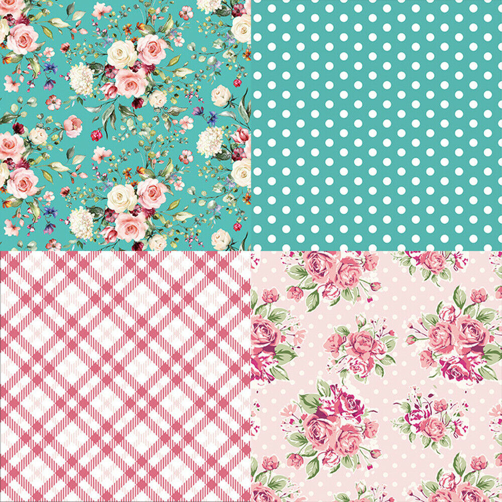 12PCS Paper Pad Dot Grid Flower Scrapbooking Album Card Diary Journal Craft DIY