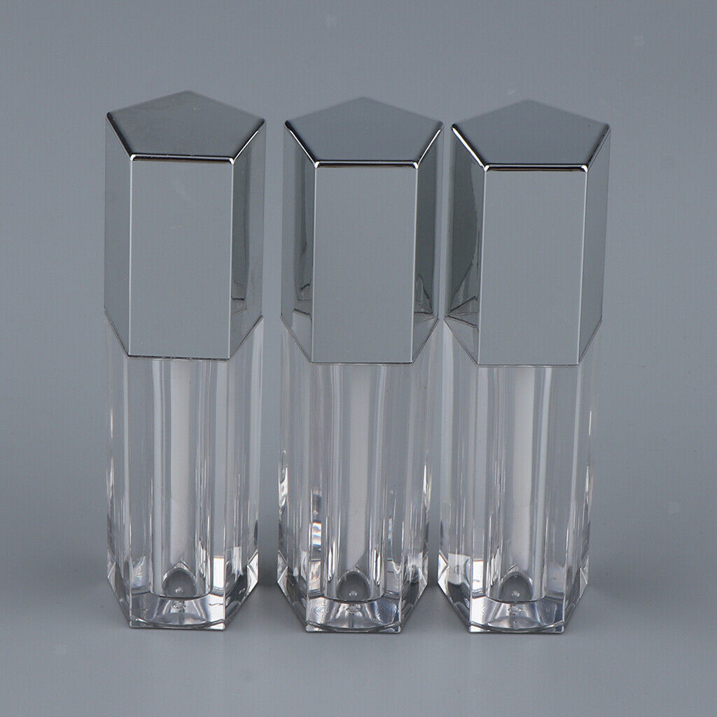 6pcs 5ml Empty Lip Gloss Oil Tubes Lipstick Travel Refillable Bottles Vials