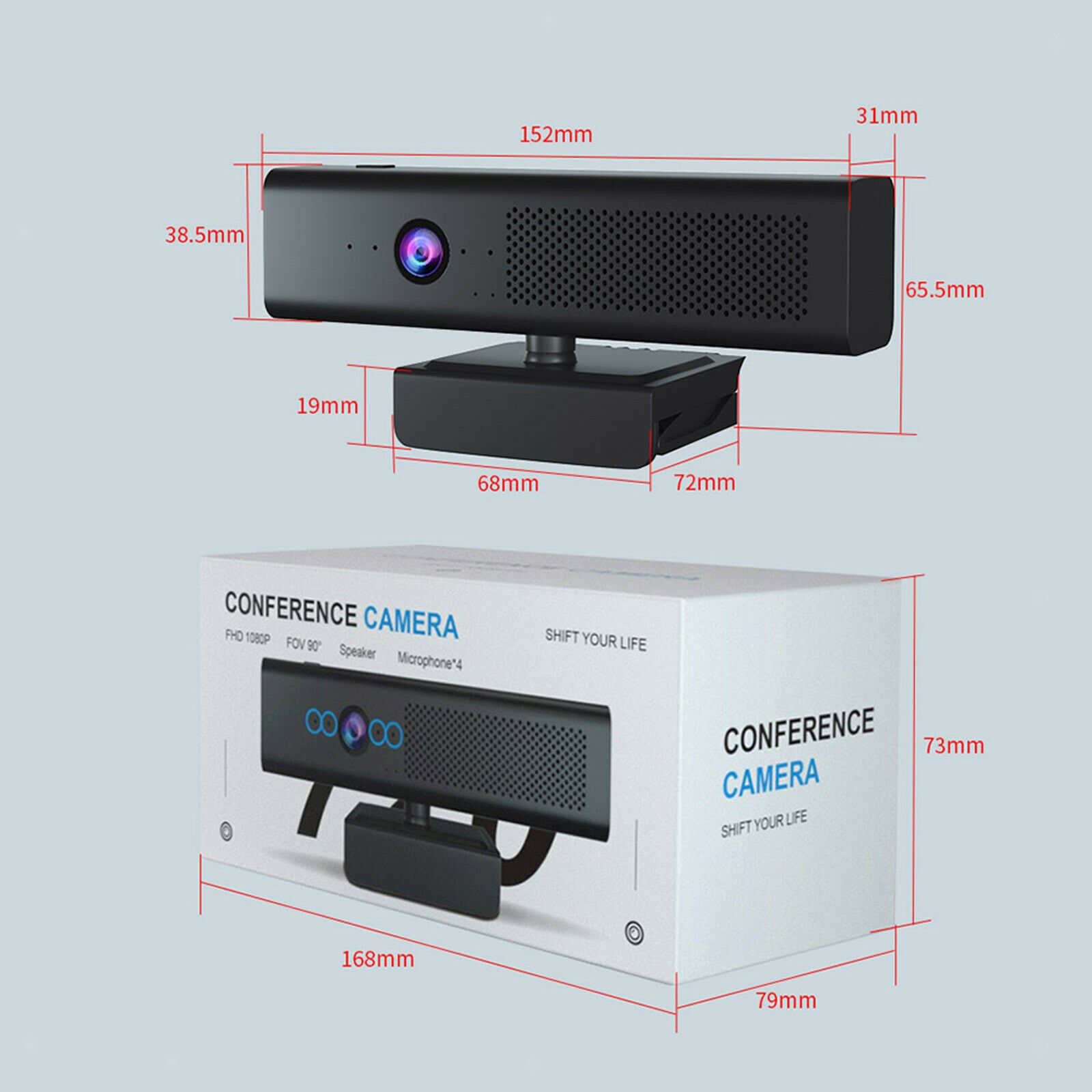 Autofocus Webcam Web Camera for Windows Live Streaming Recording PC Desktop