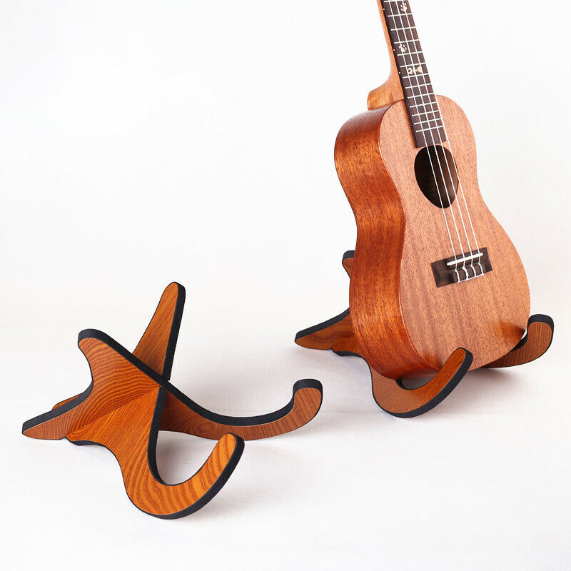 Wooden/Wood Stand/Holder For Ukulele/Uke/violin Folding Vertical Bracket HN US