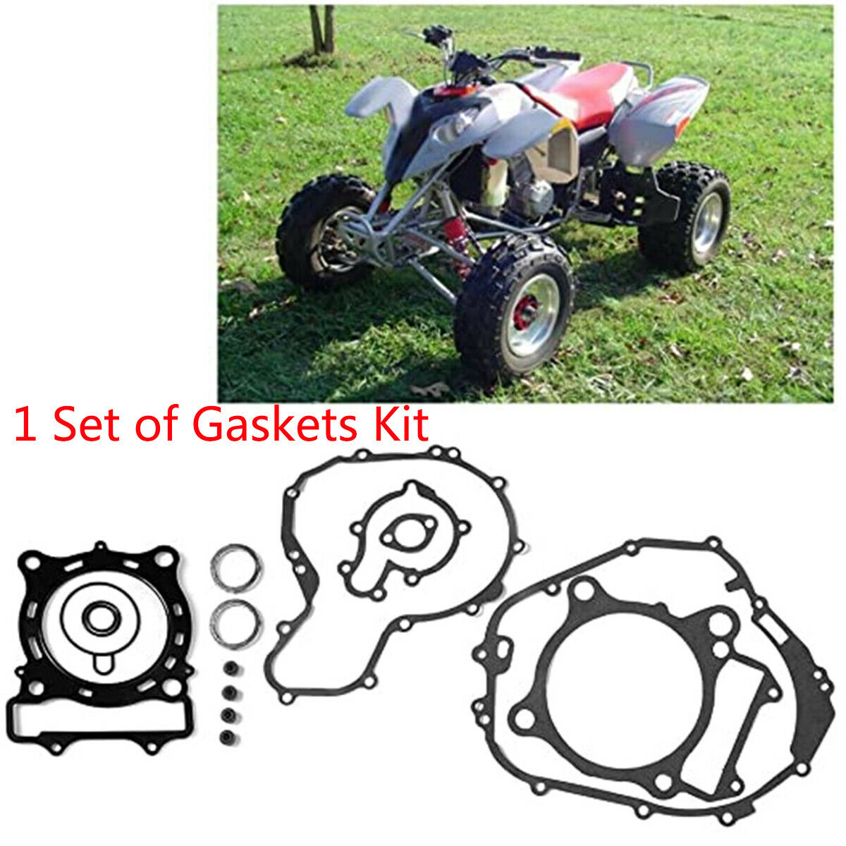 For POLARIS PREDATOR 500 2003-2004 ATV Quad Motorcycle Cylinder Head Gasket Kit