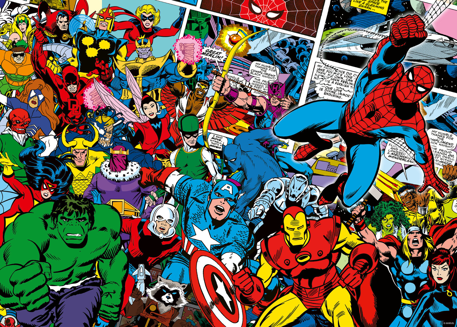 16562 Ravensburger Challenge Marvel Jigsaw Puzzle 1000 Pieces Age 12 Years+