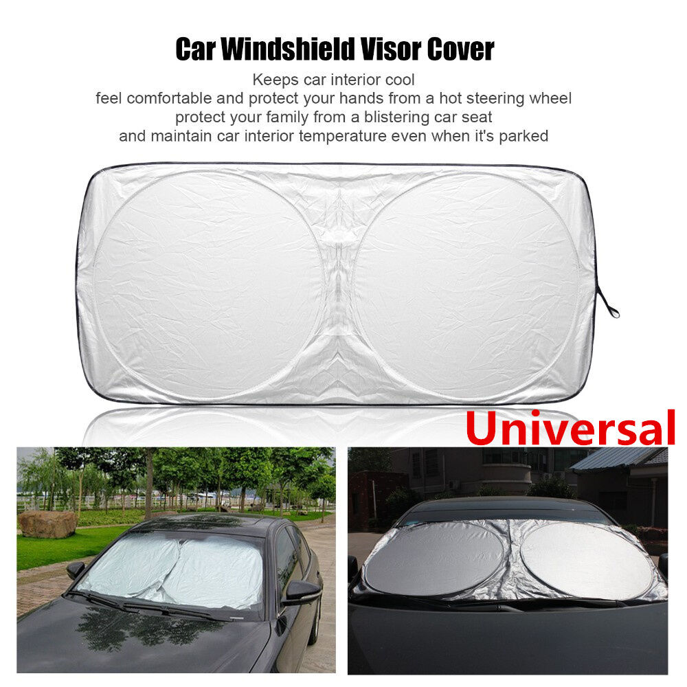 150cm*70cm Auto Car Front Windshield Cover Window Sun Shade UV Visor Protection