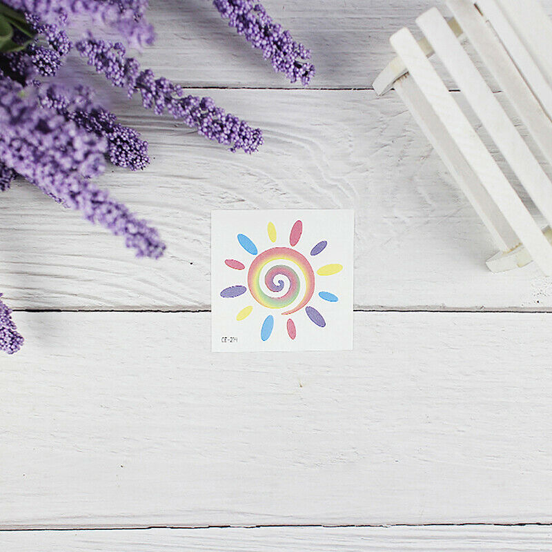 40Pcs Rainbow Tattoos Pride Temporary Waterproof Tattoos Stick SJ