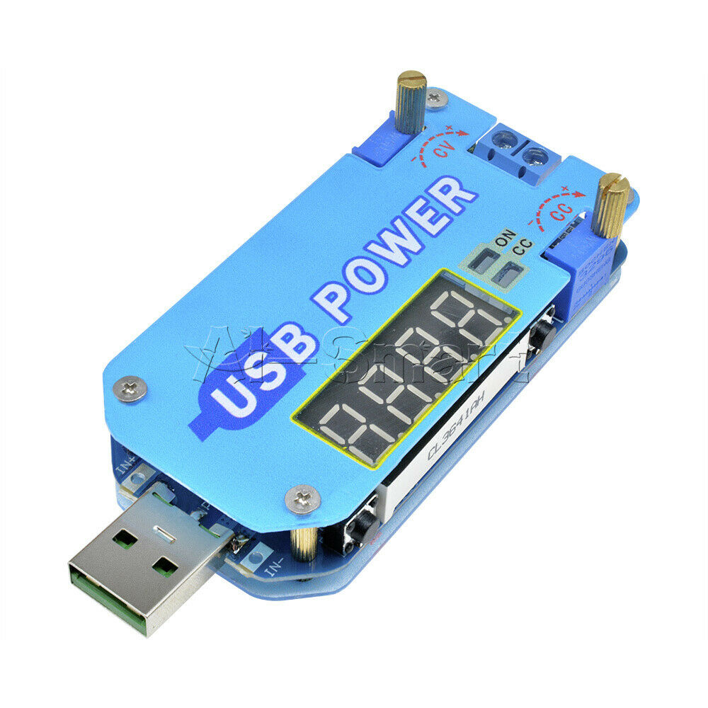 USB Adjustable 15W 2A 5V to 3.3V 9V 12V 24V 30V Step Up/Down Power Supply Module