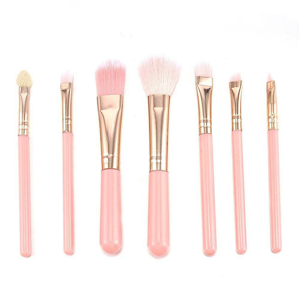 7Pcs Makeup Brushes Kit Powder Foundation Eyeshadow Eyeliner Lip Brush Set UK