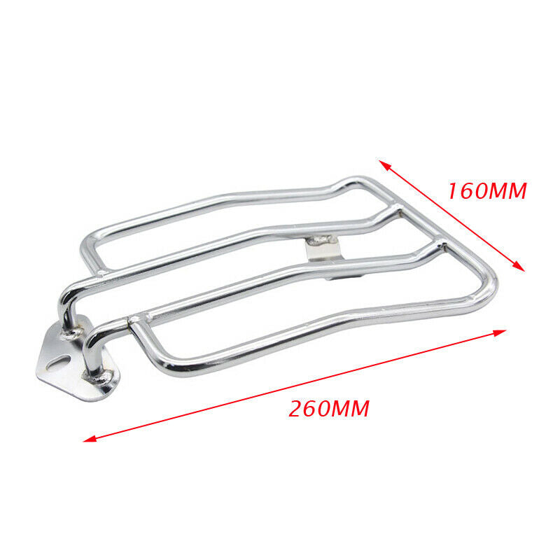 Motorcycle Scooter Dirt Bike Solo Seat Shelf Rear Fender Luggage Rack Universal