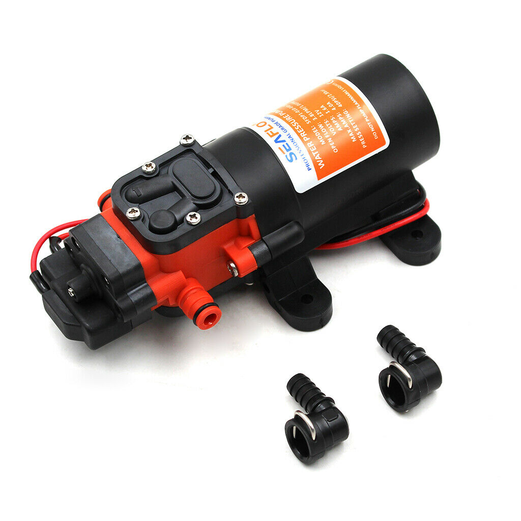 DC 24V Self Priming Water Pressure Diaphragm Pump 1.2GPM 4.2L/min 35Psi Fit for
